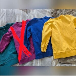 Colorful Kids Sweatshirt Set